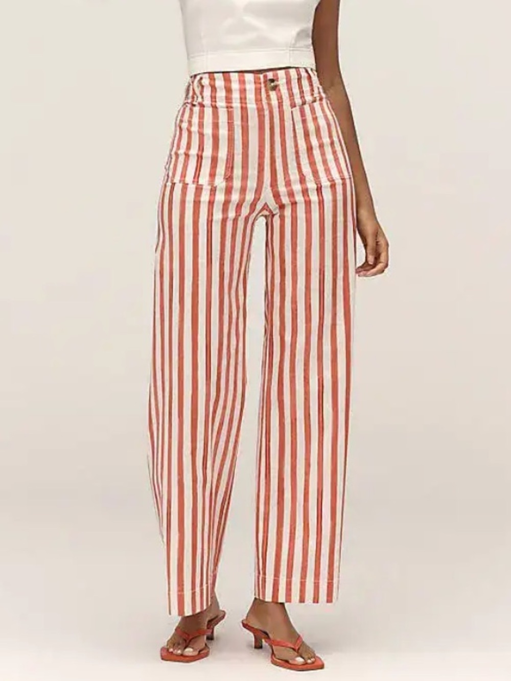 Anthropologie Maeve Nephthys Illustrated Colette Wide Leg Pants Size 27